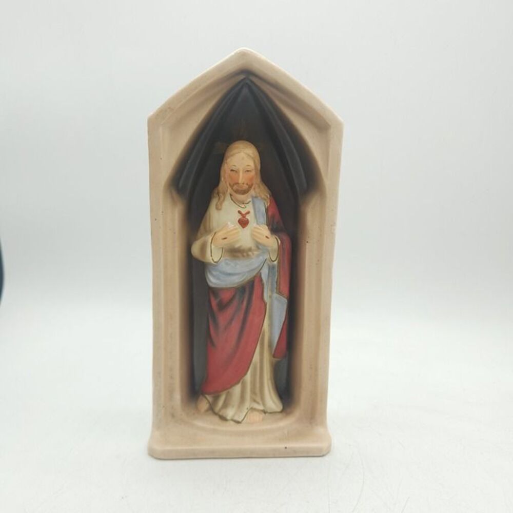 Vintage Religious Plaque Made in Japan Wall Art Religious Decor, Christian Gift